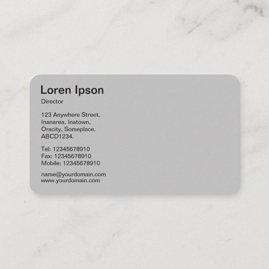 Interact Spheres - Sky Blue Light Visitenkarte (Rückseite)