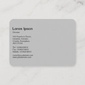 Interact Spheres - Sky Blue Light Visitenkarte (Rückseite)