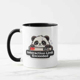 Interaction Limit Exceeded Panda Design Tasse