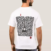 Interactive Eiffel Tower Maze – Solve the Path to  T-Shirt (Rückseite)
