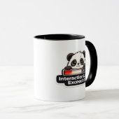 Interaktionslimit überschritten Panda-Design Tasse (VorderseiteRechts)