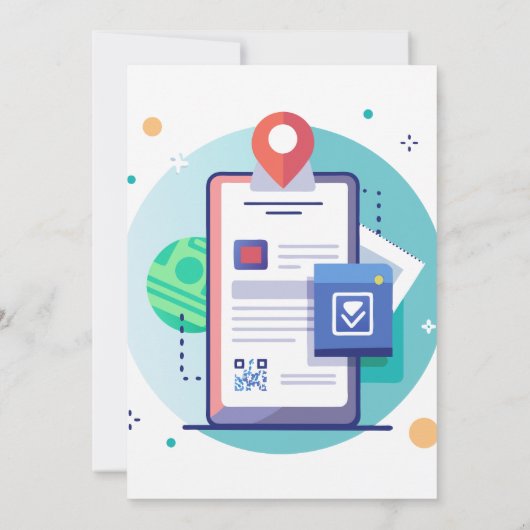 Interaktive Augmented Reality Einladung (Rückseite)