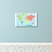 Interaktive Leinwand der Weltkarte Kunst (Insitu (Holzboden))