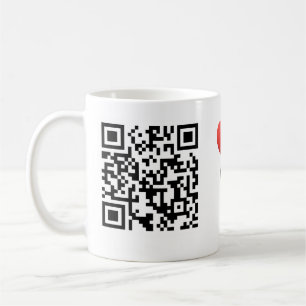 Interaktiver "My Love Story"-QR-Klassikermug, 325 Kaffeetasse