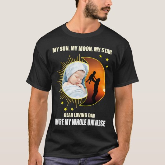 Interaktiver QR-Code benutzerdefiniertes Foto Vate T-Shirt (Vorderseite)