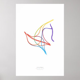 Interchange Choreografie: Antwerpen, Belgien Poster