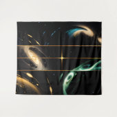 Interconnected Universes Wandteppich (Vorderseite (Horizontal))