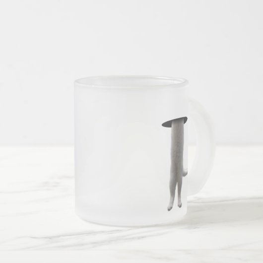 interdimensional LongCat Mattglastasse (VorderseiteRechts)