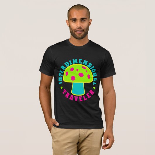 Interdimensional Reisender - magische Pilze, T-Shirt (Vorne ganz)