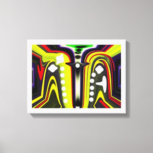 Interdimensionale Sporen Kunst Leinwanddruck (Vorderseite)