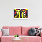 Interdimensionale Sporen Kunst Leinwanddruck (Insitu (Wohnzimmer))