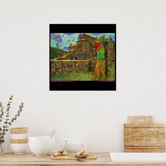 Interdimensionales Sein Poster (Küche)