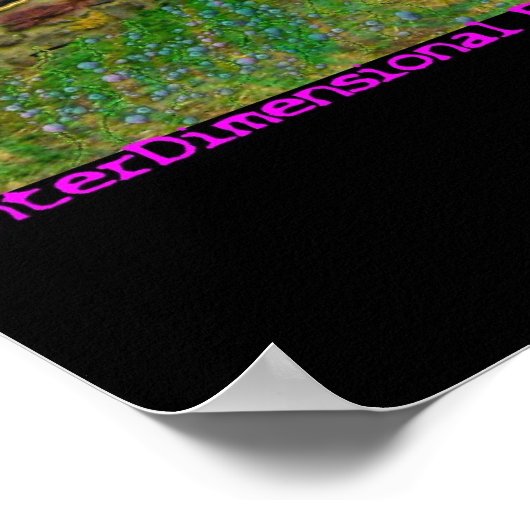Interdimensionales Sein Poster (Ecke)
