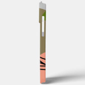 Interessante abstrakte Punkte mit Blätter Case-Mate iPhone Hülle (Rückseite / Links)