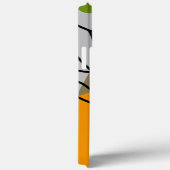 Interessante abstrakte Punkte mit Blätter Case-Mate iPhone Hülle (Rückseite / Rechts)