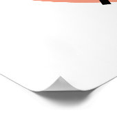 Interessante abstrakte Punkte mit Blätter Poster (Ecke)