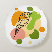 Interessante abstrakte Punkte mit Blätter