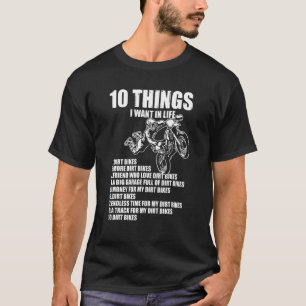 Interessante Bikes Liste der Motorradtypen E T-Shirt
