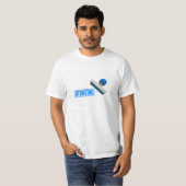 Interessante Briefmarke oder Hieb auf T-Shirt (Vorne ganz)