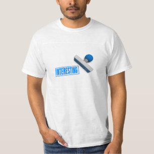 Interessante Briefmarke oder Hieb auf T-Shirt
