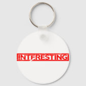 Interessante Briefmarke Schlüsselanhänger (Rückseite)