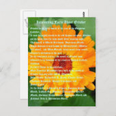 Interessante Fakten über Oktober Postkarte (Vorne/Hinten)