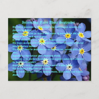 Interessante Fakten über September Postkarte