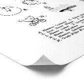 Interessante Manatees Poster (Ecke)