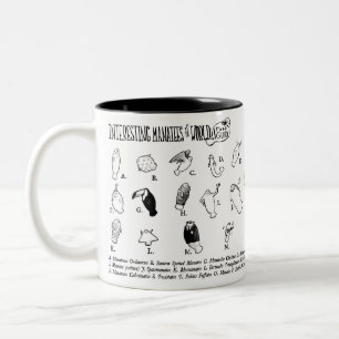 Interessante Manatis-Tasse Zweifarbige Tasse