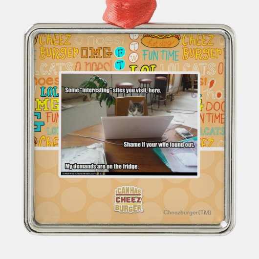 Interessante Standorte Ornament Aus Metall (Vorne)