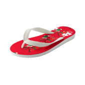 Interessante Weihnachten auf dem Weg DIY Kinderbadesandalen (Schrägansicht)