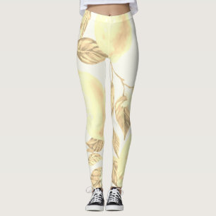 Interessante Zitronen-Leggings Leggings