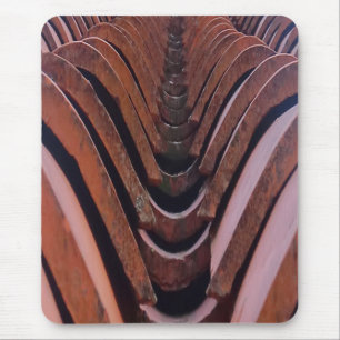 Interessantes Foto, Dachziegel mit Perspektive Mousepad