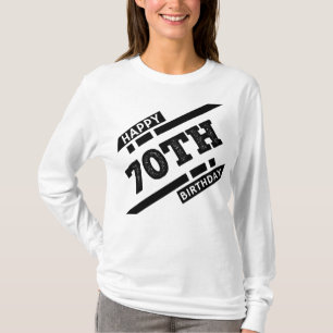 Interessantes glückliches Typografie-Design aus de T-Shirt