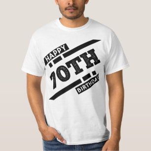 Interessantes glückliches Typografie-Design aus de T-Shirt