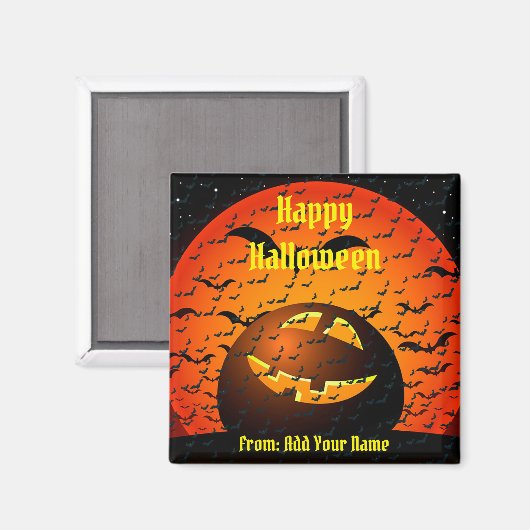 Interessantes Halloween-Geschenk Magnet (Vorderseite/Rückseite)