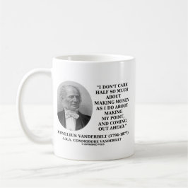 Interessieren Sie sich nicht halb soviel, das Geld Kaffeetasse