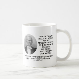 Interessieren Sie sich nicht halb soviel, das Geld Kaffeetasse