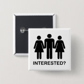 Interessiert? Button (Vorne & Hinten)