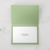 Interfaith 4 Photo Trendy Simple Green Gold (Innen Mitte)