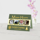 Interfaith 4 Photo Trendy Simple Green Gold (Orchidee)