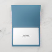 Interfaith 4 Photo Trendy Simple Navy Silver (Innen Mitte)