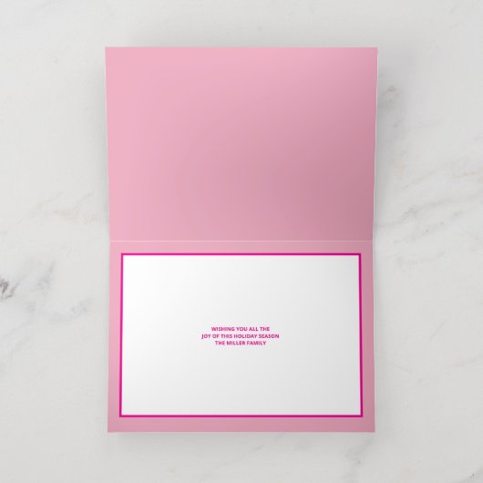 Interfaith 4 Photo Trendy Simple Pink Gold (Innen Mitte)