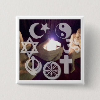Interfaith button with light