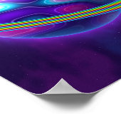 Interferenz-Planet-Poster Poster (Ecke)