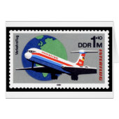 INTERFLUG - Nationale DDR-Fluggesellschaft, Grußka (Vorderseite (Horizontal))
