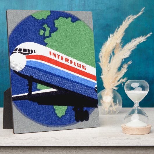 INTERFLUG - Nationale Fluggesellschaft DDR, Ostdeu Fotoplatte (Seite)