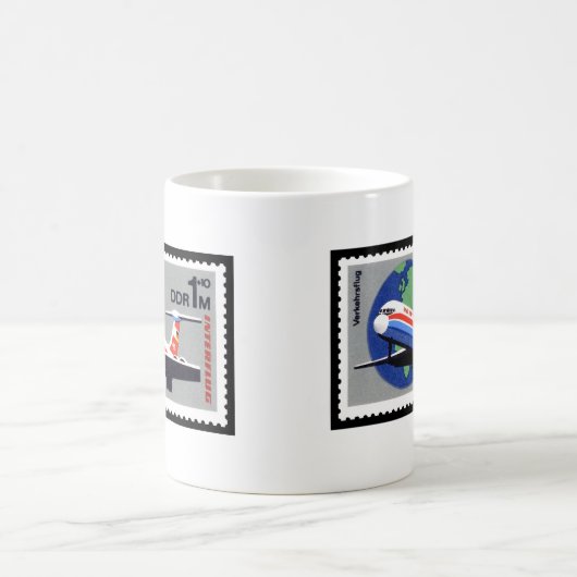 INTERFLUG - Nationale Fluggesellschaft DDR, Ostdeu Kaffeetasse (Mittel)