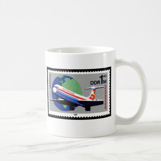 INTERFLUG - Nationale Fluggesellschaft DDR, Ostdeu Kaffeetasse (Rechts)