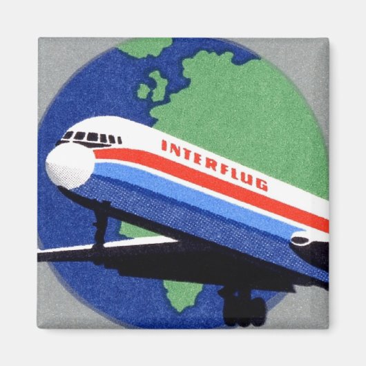 INTERFLUG - Nationale Fluggesellschaft DDR, Ostdeu Magnet (Vorne)